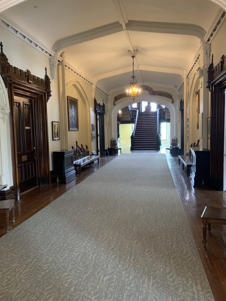Trafalgar Castle School Hallway to Stairs