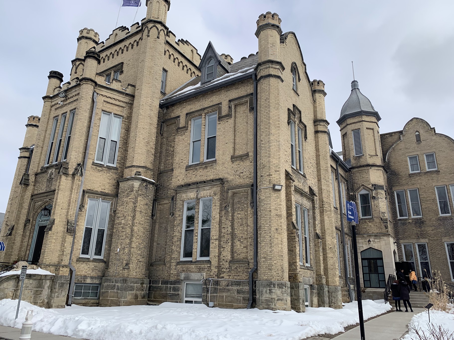 Trafalgar Castle School main building, Whitby, Ontario