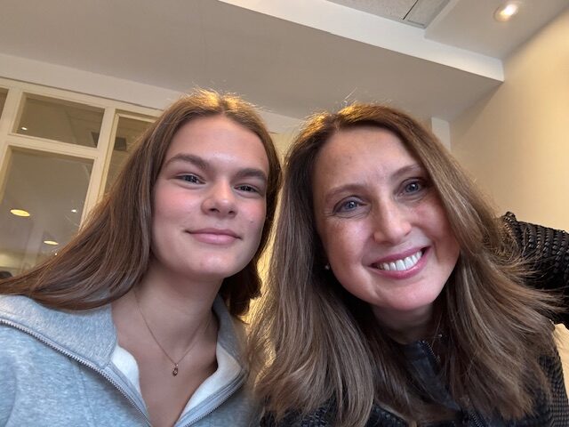Ashbury student Ottavia with Educational Consultant Filiz