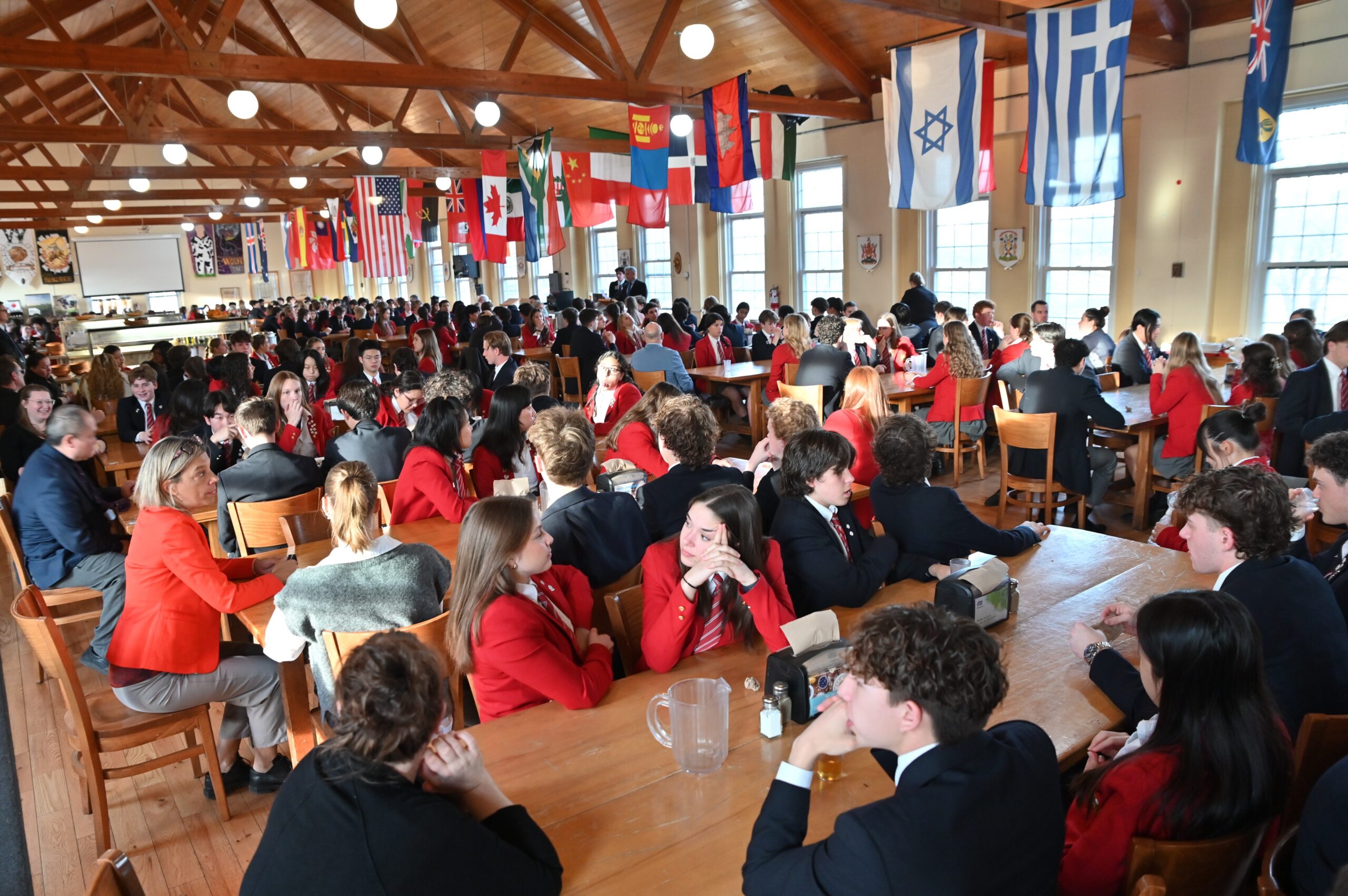 Inside the campus at Stanstead College
